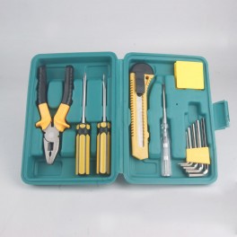 11Pcs Car Repair Kit Test Pen Screwdriver Hex Key Plier Car Emergency Combination Kit 