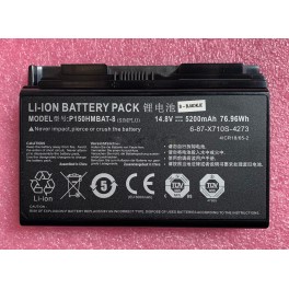 P150HMBAT-8 76.96Wh Battery for Clevo P150SM P151S Sager NP8278 NP8268 P150HMBAT-8 76.96Wh Battery for Clevo P150SM P151S Sager NP8278 NP8268